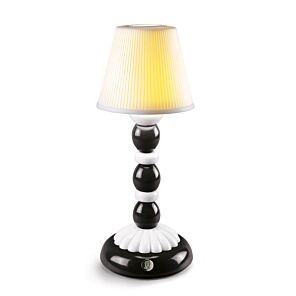 Lampada da tavolo Firefly Palm. Bianco e nero in Lladró