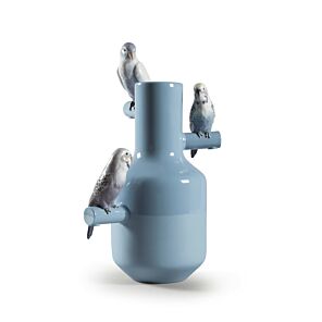 Vaso Parrot Parade. Turchese in Lladró