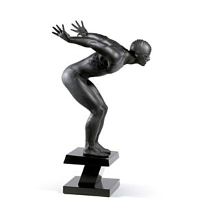 Swimmer (black) in Lladró