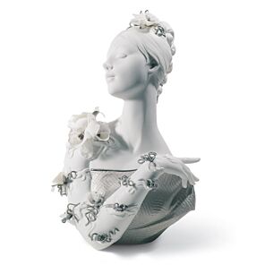 Figurina Busto My Fair Lady. Lustro argento in Lladró