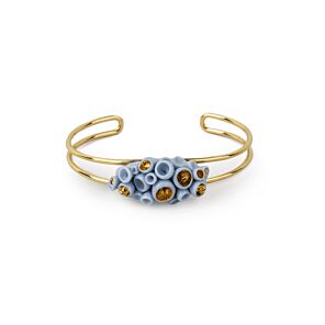 Pulsera de metal coral reef. Azul y lustre oro en Lladró