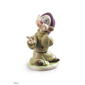 Dopey Snow White Dwarf Figurine in Lladró