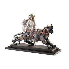 Scultura Bacante con pantera. Serie limitata in Lladró