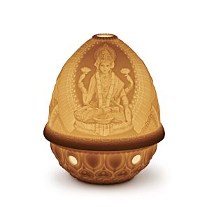 Goddess Lakshmi Lithophane in Lladró