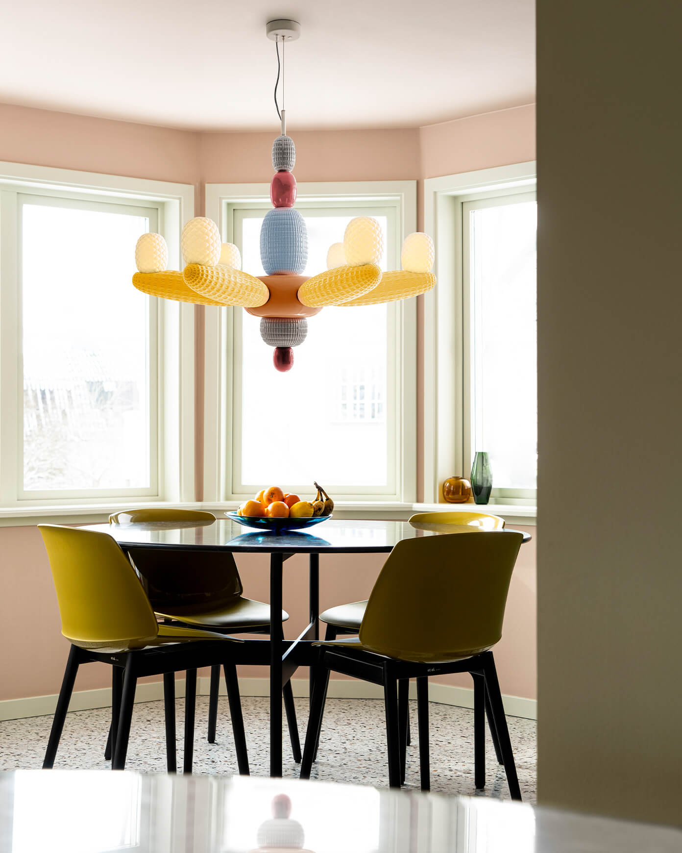 Soft Blown chandelier